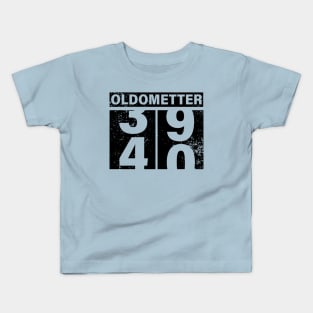 40th Birthday Oldometter 1981 Birthday Gift Kids T-Shirt